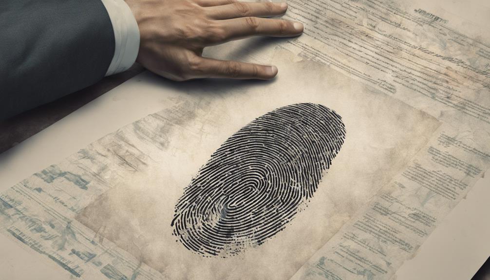 preserving fingerprint evidence accurately