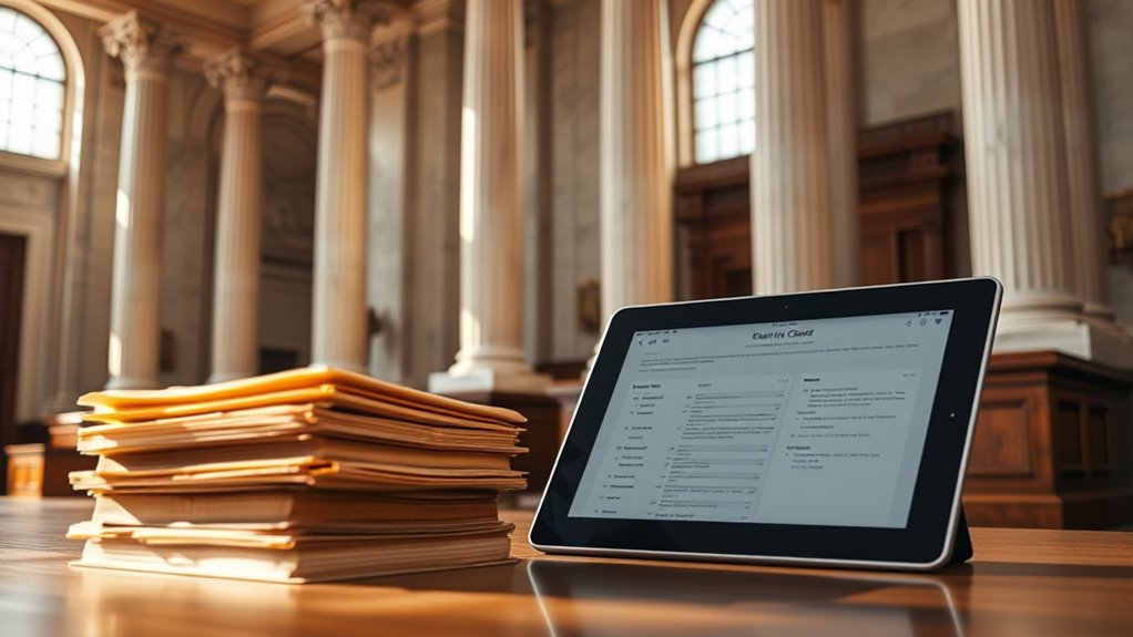 court records accessibility and costs