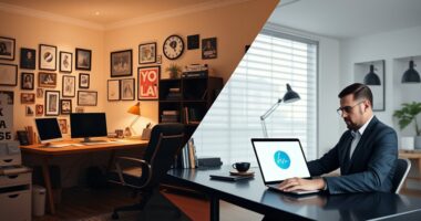 separate personal and professional