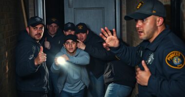 surprise undercover warrant arrests