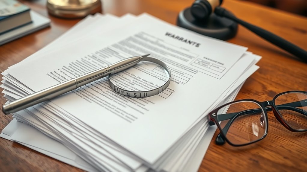 warrant paperwork and procedures
