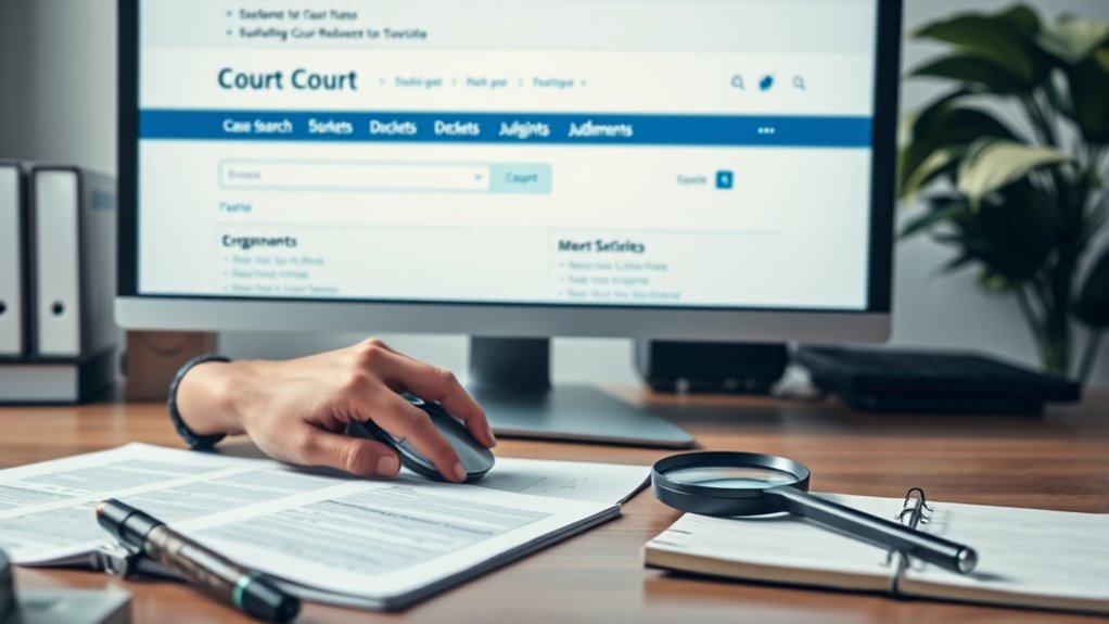 access court data tools