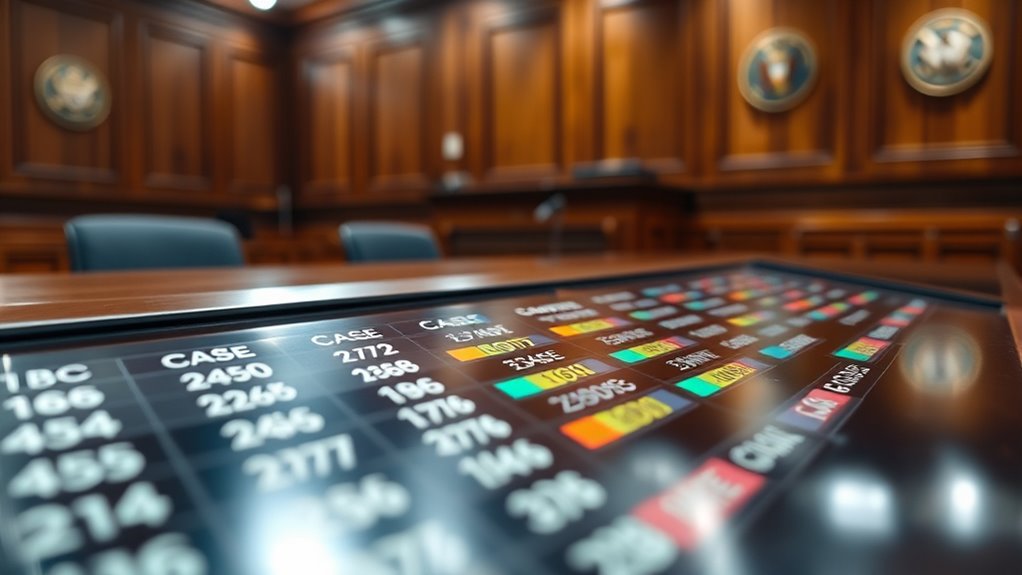 case numbers indicate court location