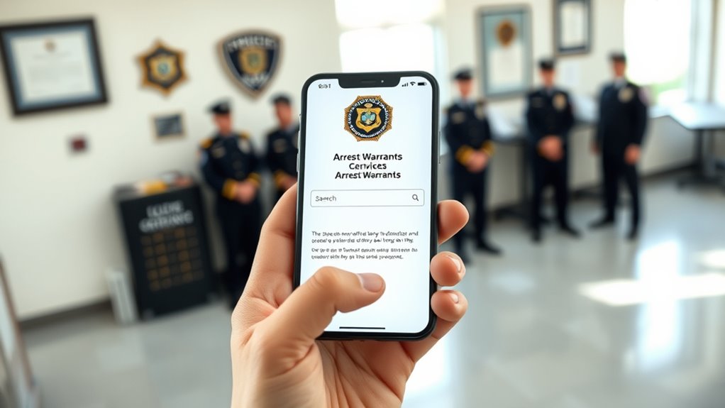 check warrant status promptly