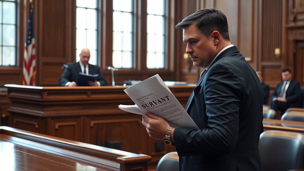 court attendance and follow up