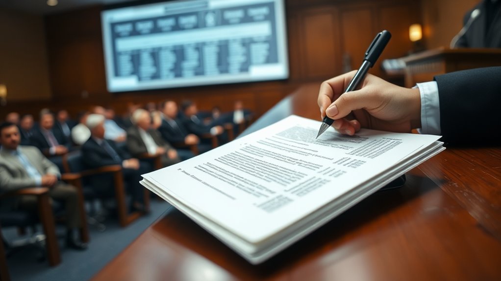 court decision documentation procedures