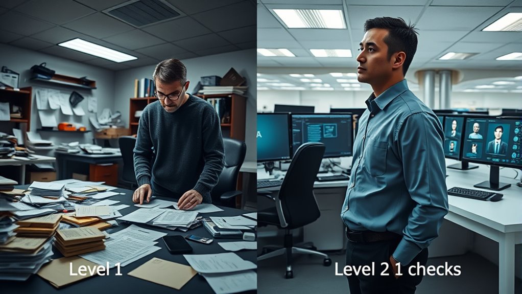 difference in background check levels