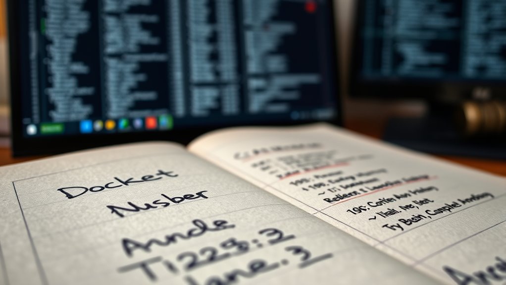 docket numbers streamline legal research