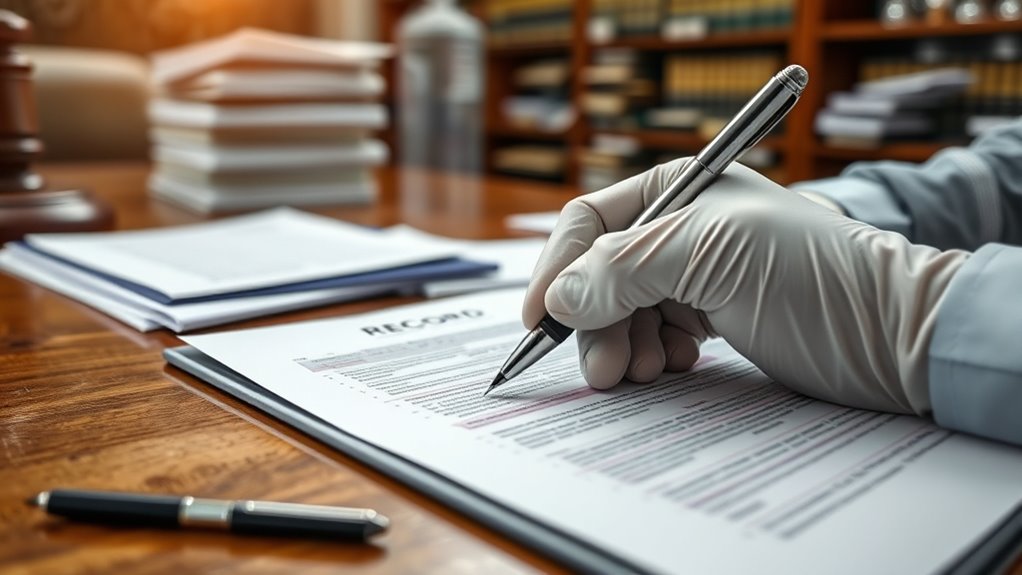 follow court correction procedures