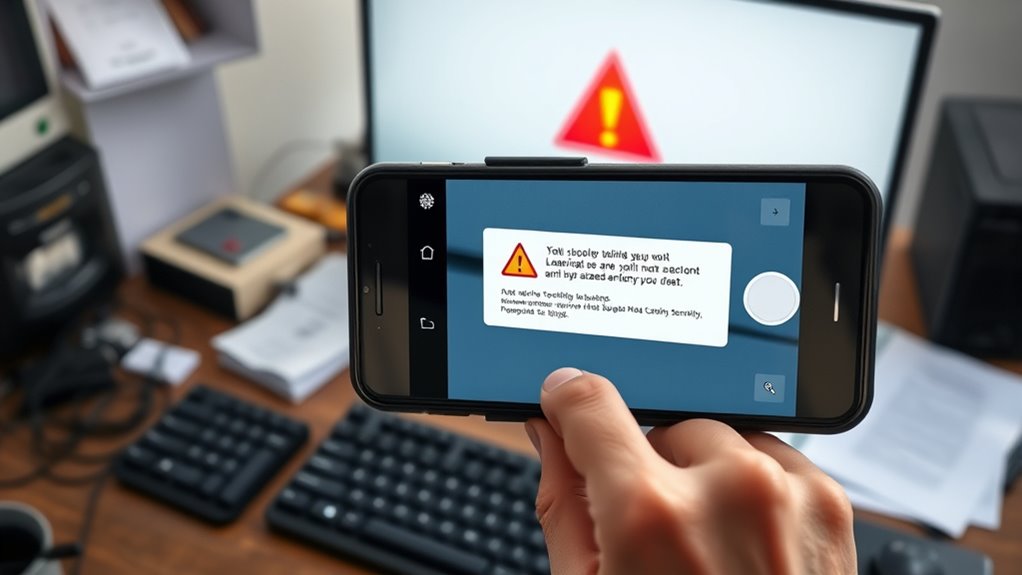 identify fake security alerts