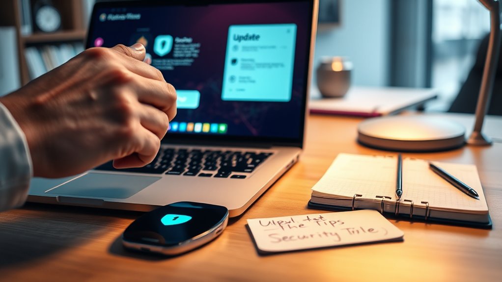 keep software and security updated