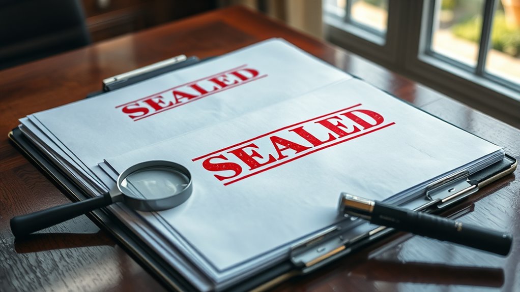 legal process for sealing