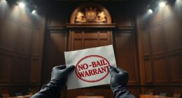 no bail warrant implications