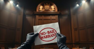 no bail warrant implications