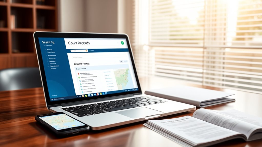 online court record access