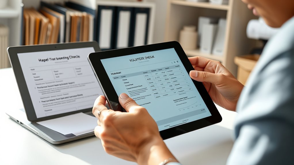 organization specific screening requirements
