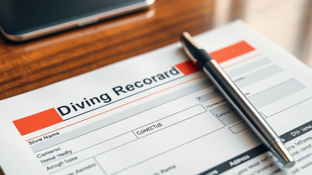 personal driver record details