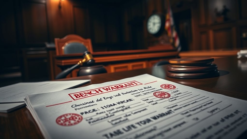reasons for bench warrant