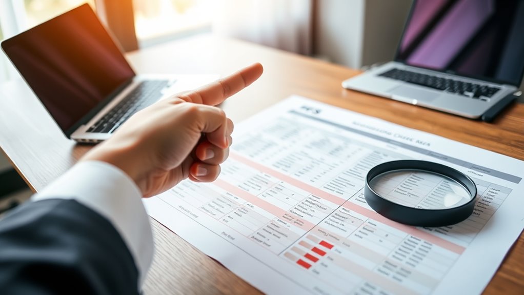 review and verify background report