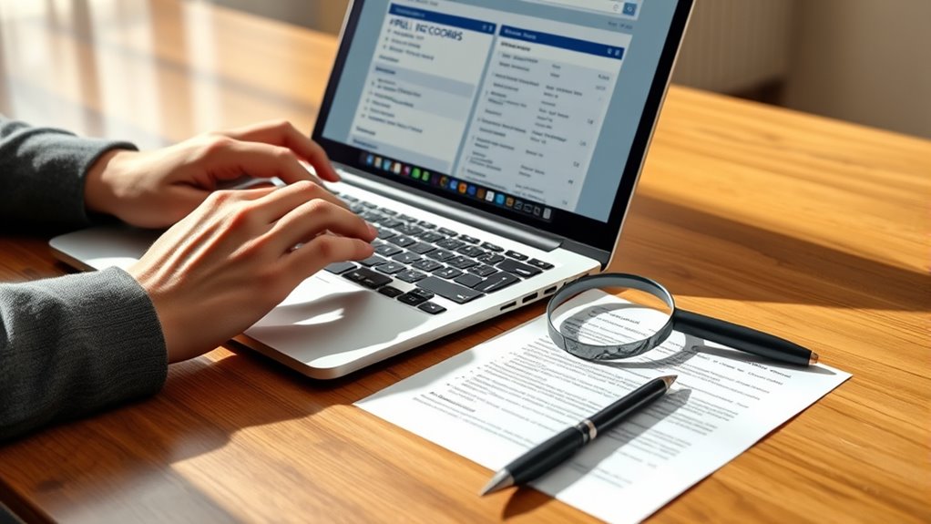 review public legal records