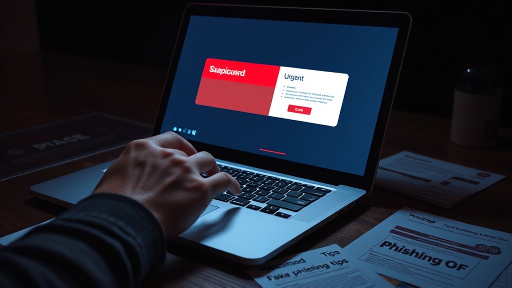 spot fake emails and links