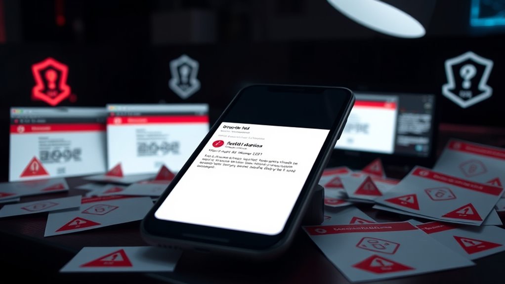 spot suspicious message content