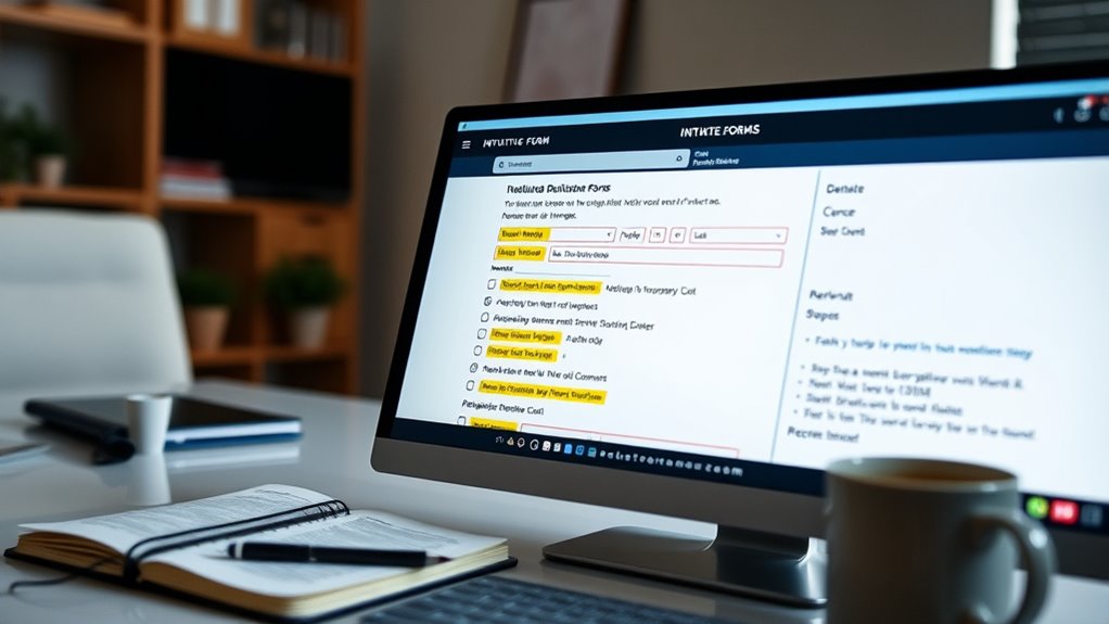 streamlined secure legal form creation