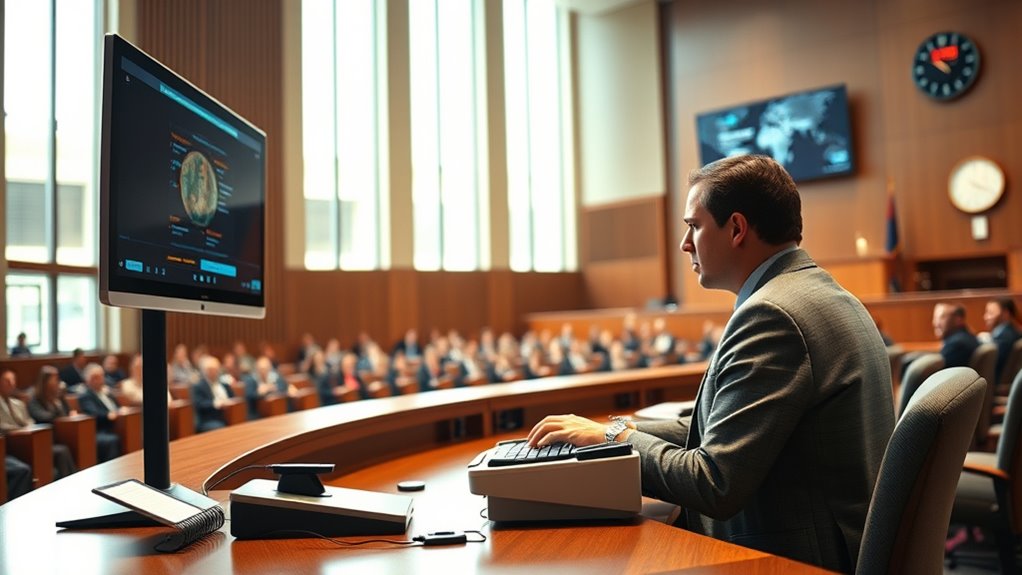 technology streamlines courtroom processes