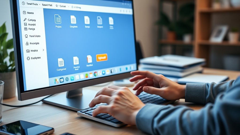 verify select upload monitor