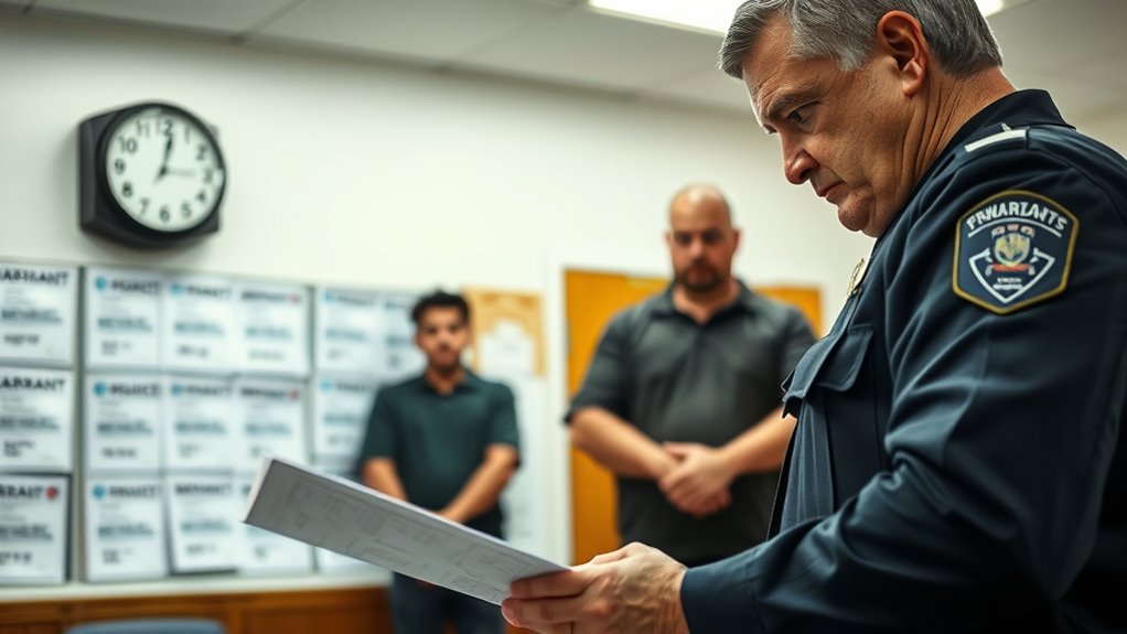 warrant based lawful detention procedures