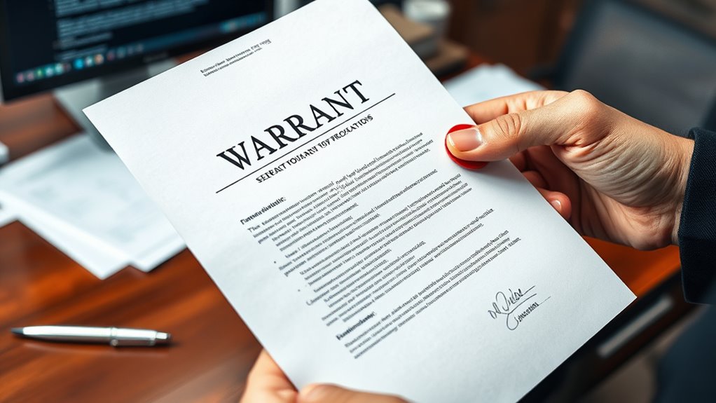 warrant issuance for probation violations