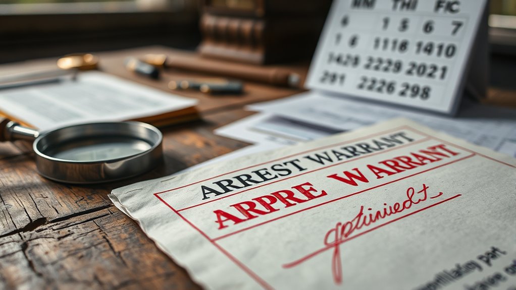 warrants may lose validity