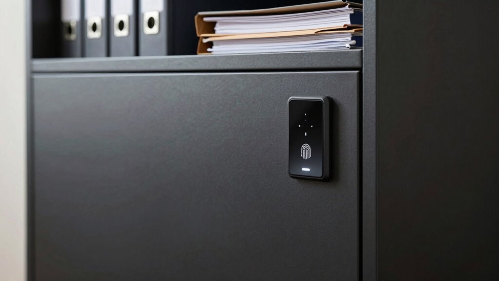 biometric cabinet lock retrofit