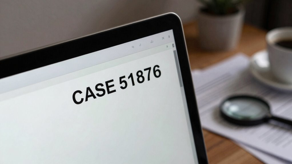 case numbers are organizational identifiers