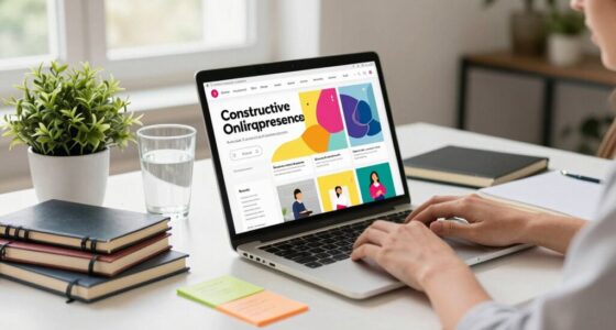 create a constructive online reputation