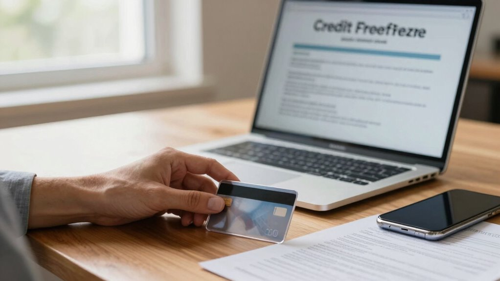 freeze credit to prevent theft