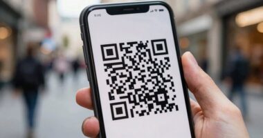 qr codes reveal personal data