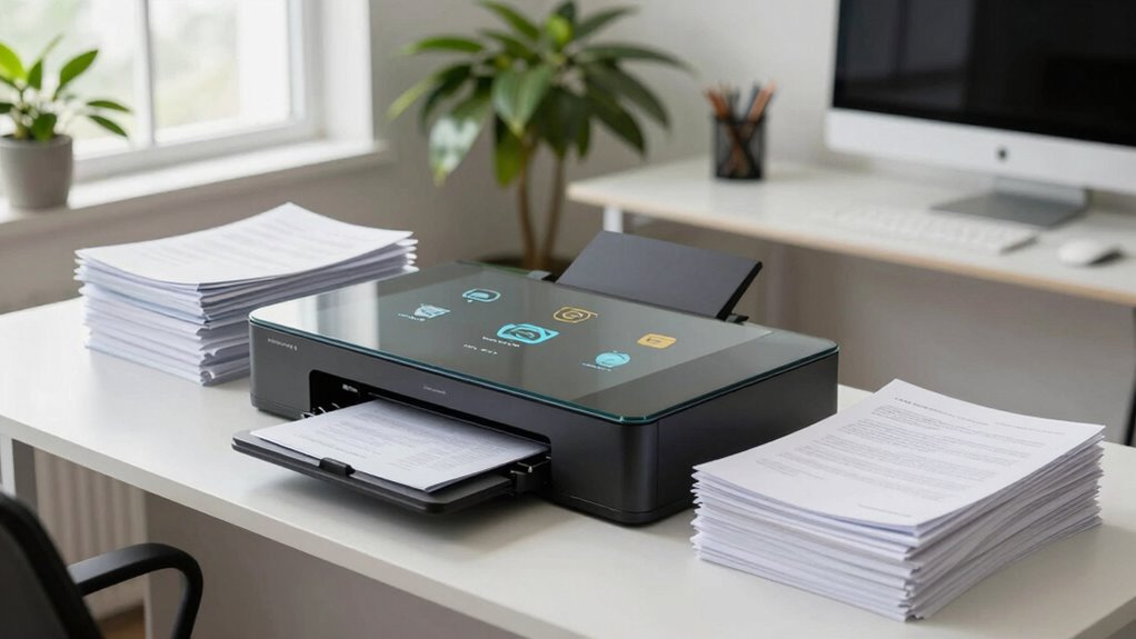reduces clutter and storage