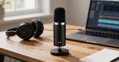 remote interview microphone features