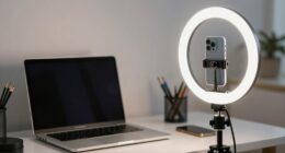 ring light enhances video quality
