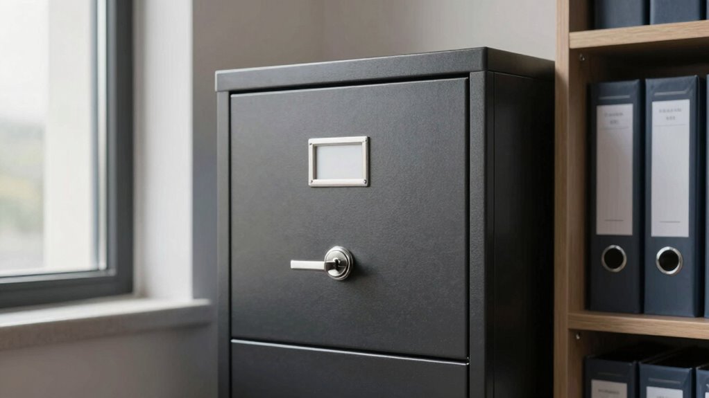 secure ergonomic document storage