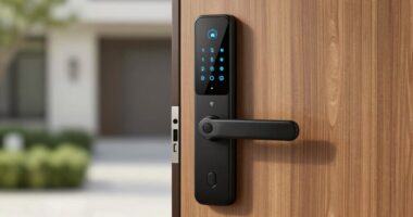 secure front door lock