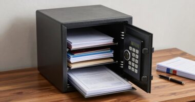 securely store important documents