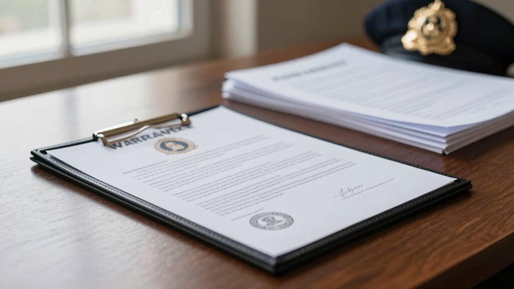 warrant disclosure legal considerations
