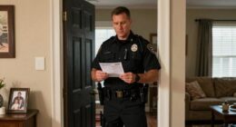 warrant served at residence